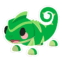 Chameleon Sticker - Ultra-Rare from Pets Plus Sticker Pack